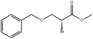R-3-Benzyloxy-2-bromopropionic acid methyl ester Structural