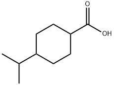 Isopropyl-cyclohexanecarboxylic acid Structural