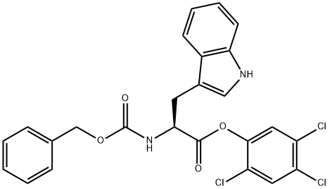 Z-L-TRYPTOPHAN 2,4,5-TRICHLOROPHENYL ESTER Structural