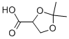 2,2-Dimethyl-1,3-Dioxolane-4-Carboxylic Acid Structural