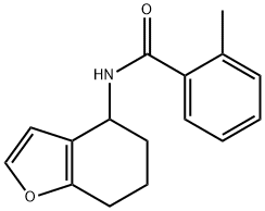 Benzamide, 2-methyl-N-(4,5,6,7-tetrahydro-4-benzofuranyl)- (9CI) Structural