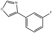 Oxazole, 4-(3-fluorophenyl)- (9CI) Structural