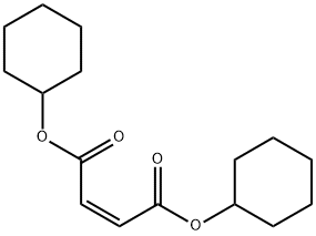dicyclohexyl maleate Structural