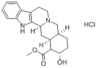 Rauwolscine hydrochloride Structural