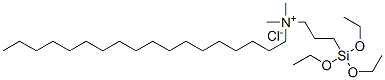 dimethyloctadecyl[3-(triethoxysilyl)propyl]ammonium chloride Structural