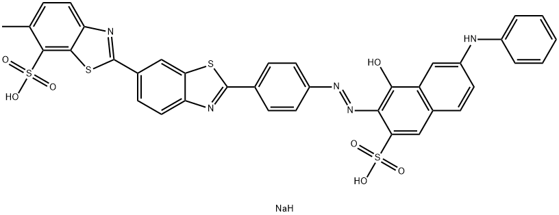 disodium 2'-[4-[[1-hydroxy-7-(phenylamino)-3-sulphonato-2-naphthyl]azo]phenyl]-6-methyl[2,6'-bibenzothiazole]-7-sulphonate 