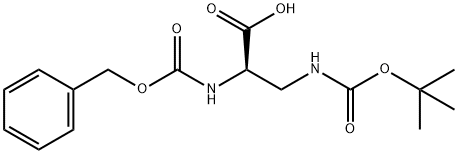 N-α-Z-N-β-Boc-D-2,3-diaminopropionic acid Structural