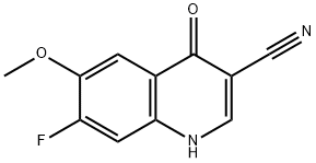 7-FLUORO-6-METHOXY-4-OXO-1,4-DIHYDROQUINOLINE-3-CARBONITRILE