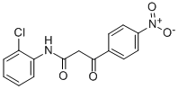 2'-CHLORO-2-(4-NITROBENZOYL)ACETANILIDE Structural