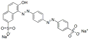 disodium 7-hydroxy-8-[[4-[(4-sulphonatophenyl)azo]phenyl]azo]naphthalene-2-sulphonate 