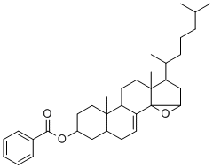 1-(1,5-DIMETHYLHEXYL)-9A,11A-DIMETHYL-1,2,2A,5,5A,6,7,8,9,9A,9B,10,11,11A-TETRADECAHYDRONAPHTHO[1',2':6,7]INDENO[1,7A-B]OXIREN-7-YL BENZOATE Structural