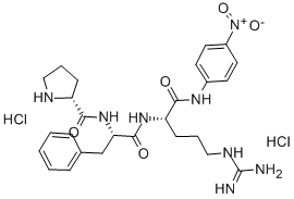 H-D-PRO-PHE-ARG-PNA 2 HCL Structural