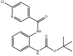 tert-Butyl (2-{[(6-Chloropyridin-3-yl)carbonyl]
amino}phenyl)carbamate Structural