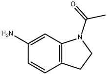 1-ACETYL-6-AMINOINDOLINE Structural