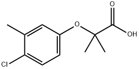 2-(4-CHLORO-3-METHYL-PHENOXY)-2-METHYL-PROPIONIC ACID Structural