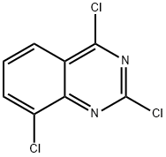 2,4,8-TRICHLOROQUINAZOLINE Structural