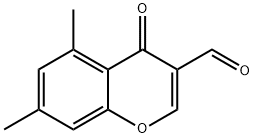 5,7-DIMETHYLCHROMONE-3-CARBOXALDEHYDE Structural