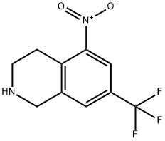 7-(trifluoromethyl)-1,2,3,4-tetrahydro-5-nitroisoquinoline hydrochloride Structural