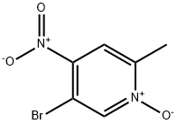PYRIDINE, 5-BROMO-2-METHYL-4-NITRO-, 1-OXIDE Structural