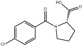 N-(4-Chlorobenzoyl)-L-proline Structural