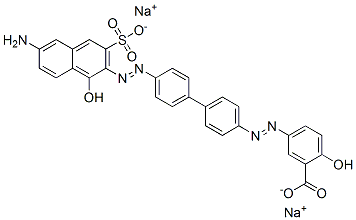 5-[[4'-[(6-Amino-1-hydroxy-3-sulfo-2-naphtyl)azo]-1,1'-biphenyl-4-yl]azo]-2-hydroxybenzoic acid disodium salt