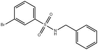 N-BENZYL 3-BROMOBENZENESULFONAMIDE Structural