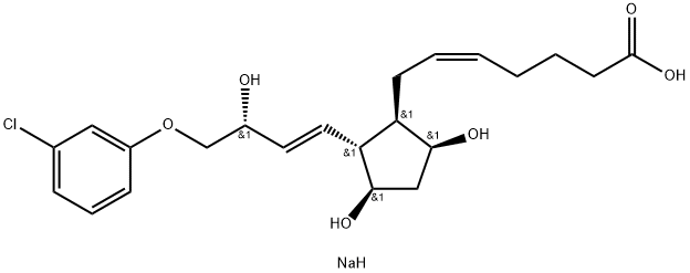 (+)-Cloprostenol sodium Structural