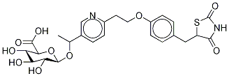 Hydroxy Pioglitazone (M-IV) β-D-Glucuronide Structural