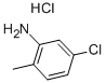 2-AMINO-4-CHLOROTOLUENE HYDROCHLORIDE Structural