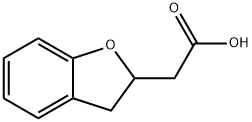 2,3-DIHYDRO-1-BENZOFURANACETIC ACID Structural