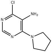 4-CHLORO-6-PYRROLIDIN-1-YL-PYRIMIDIN-5-YLAMINE