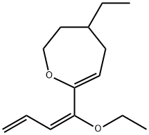 Oxepin, 7-[(1E)-1-ethoxy-1,3-butadienyl]-4-ethyl-2,3,4,5-tetrahydro- (9CI) Structural