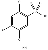 2,4,5-TRICHLOROBENZENESULFONIC ACID POTASSIUM SALT Structural