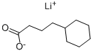 LITHIUM CYCLOHEXANEBUTYRATE Structural