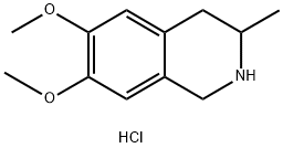 6,7-DIMETHOXY-3-METHYL-1,2,3,4-TETRAHYDROISOQUINOLINE HYDROCHLORIDE Structural