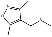 Isoxazole, 3,5-dimethyl-4-[(methylthio)methyl]- (9CI) Structural