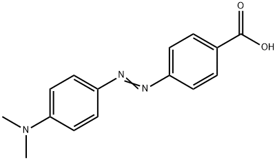 4-DIMETHYLAMINOAZOBENZENE-4'-CARBOXYLIC ACID Structural