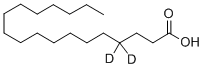 OCTADECANOIC-4,4-D2 ACID Structural