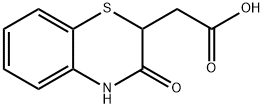 (3-OXO-3,4-DIHYDRO-2H-1,4-BENZOTHIAZIN-2-YL)ACETIC ACID Structural