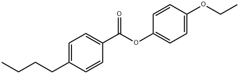 4-N-BUTYLBENZOIC ACID 4-ETHOXYPHENYL ESTER Structural