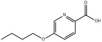 5-butoxypicolinic acid Structural