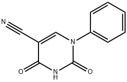 2,4-DIOXO-1-PHENYL-1,2,3,4-TETRAHYDRO-5-PYRIMIDINECARBONITRILE Structural