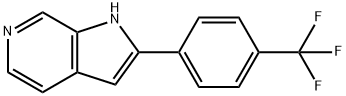 2-(4-TRIFLUOROMETHYLPHENYL)-1H-PYRROLO[2,3-C]PYRIDINE Structural