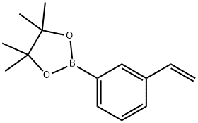 2-(3-Ethenylphenyl)-4,4,5,5-tetramethyl-1,3,2-dioxaborolane Structural