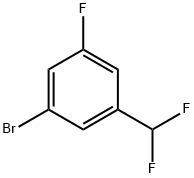 1-BROMO-3-DIFLUOROMETHYL-5-FLUOROBENZENE Structural