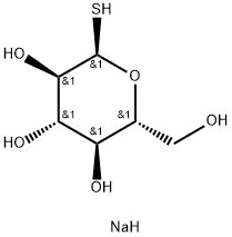 1-THIO-D-GLUCOSE SODIUM SALT Structural