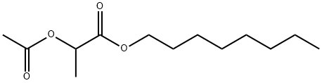 octyl 2-acetyloxypropanoate Structural