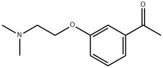 1-{3-[2-(dimethylamino)ethoxy]phenyl}ethanone Structural