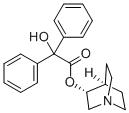 (R)-(-)-3-QUINUCLIDINYL BENZILATE Structural