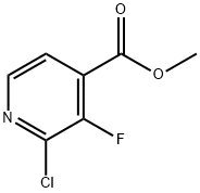 METHYL 2-CHLORO-3-FLUORO-4-PYRIDINECARBOXYLATE Structural